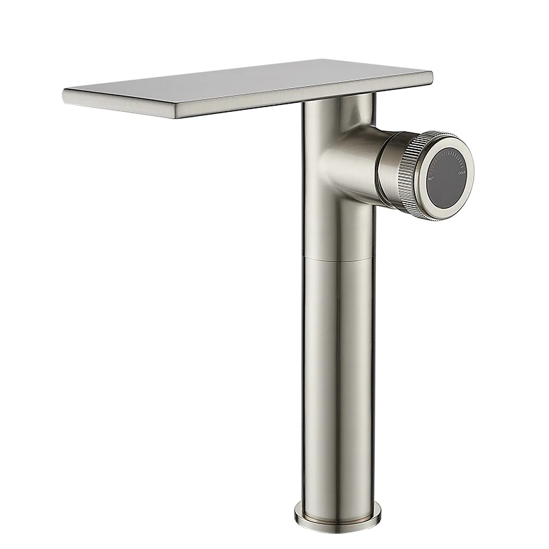 Badkamer Waterval Wastafel Wastafel Kraan Zwarte Kranen Messing Bad Kraan Warm & Koud Water Mengkraan Vanity Tap Badrandcombinaties Wastafel kraan