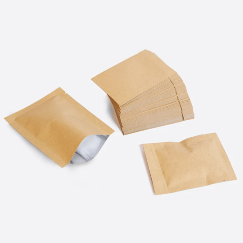 

Сумка из крафт-бумаги с принтом на заказ для подарка, чехол для мобильного телефона с конфетами, чаем, термосвариваемый чехол