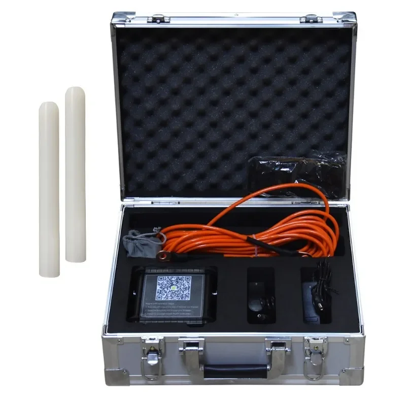 PQWT-M100 Portable Underground Water Detector Mobile Operation High Accuracy Groundwater Locator for Well Drilling