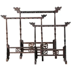 Calligraphy Brush Holder Chinese Brush Pen Hanging Caligrafia Pen Holder 12/14/16 Hangs Wooden Calligraphy Pen Stand Hanging