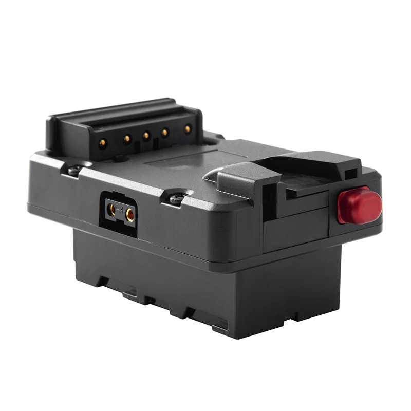 ABDE-Power Adapter Mount Plate For Mini Nano V/V Mount Battery To NP-F NP-F960 NP-F970,D-Tap For Camera/LED Z Cam E2/F6/S6/F8