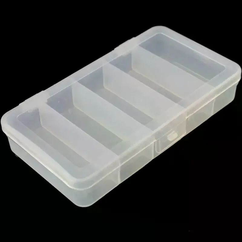 2 قطعة 5 شبكات البلاستيك Luya صندوق تروس الصيد المحمولة شفافة قابلة للتعليق علف الاسماك صندوق تخزين أداة الصيد أدوات صيد السمك