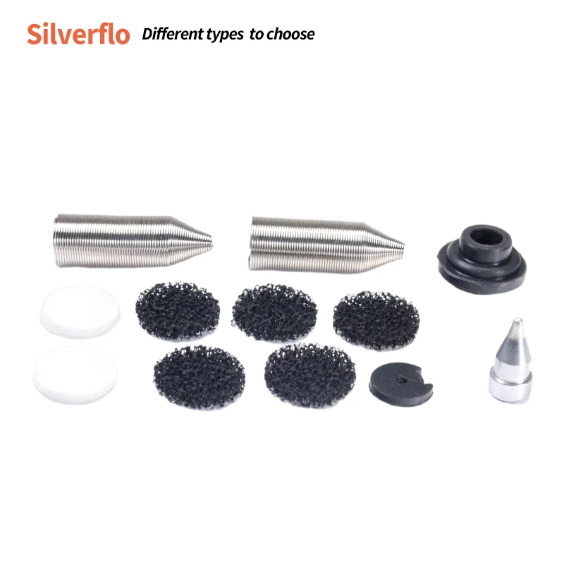 Pieza de repuesto para pistola desoldadora con aguja de algodón y filtro de resorte para pistola de estaño 948