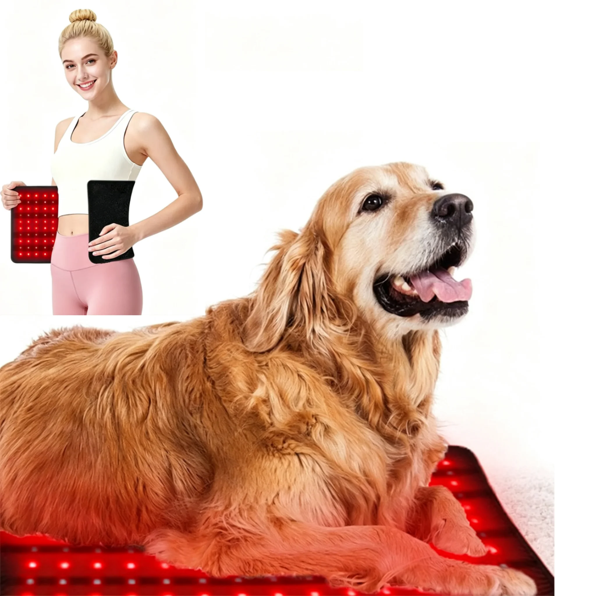 Red Light Therapy Large Pad,210 LEDs 660&850 nm Near Infrared Light Devices for Body, Relieves Joint Fatigue Relaxes Muscles