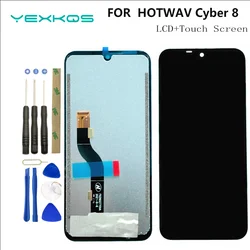 New Original For HOTWAV CYBER 8 LCD 6.3“ LCD Display Assembly Digitizer Touch Glass Panel Screen For hotwav Cyber8 LCD