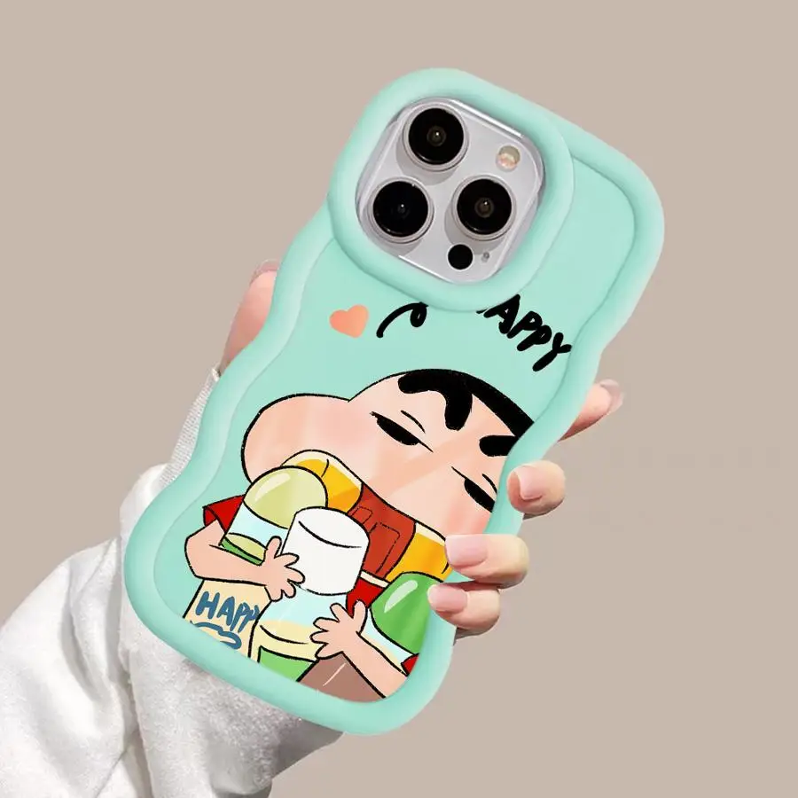 애니메이션 만화 캐릭터 소프트 커버 케이스 (애플 아이폰 14, 15, 16 플러스, 16, 15, 14 프로 맥스, 16e 용) /  휴대폰 케이스 및 커버
