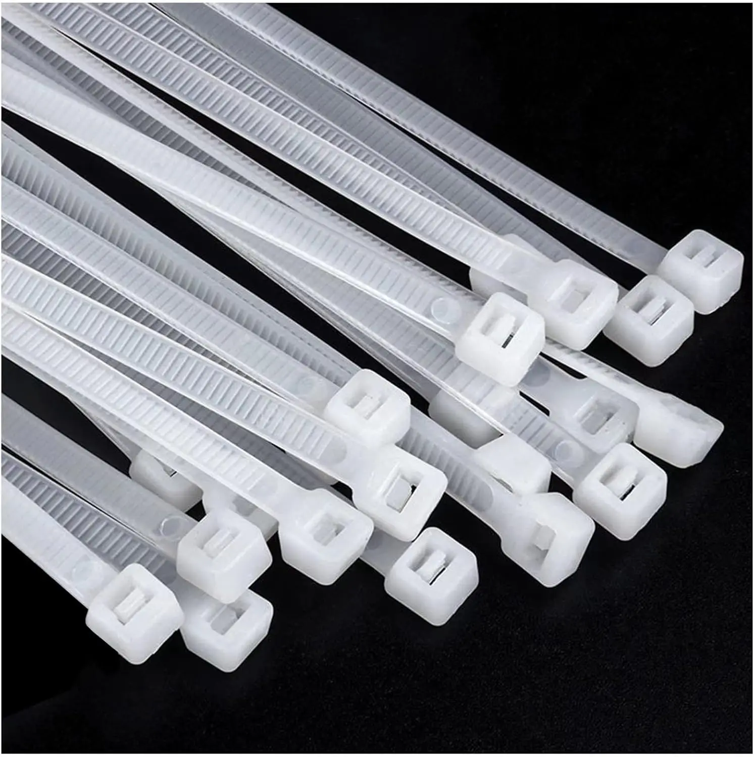 

Heavy Duty Zip Ties 24 Inch White 50 Pcs Extra Long Cable Ties for Outdoor Use with 120LB Tensile Strength