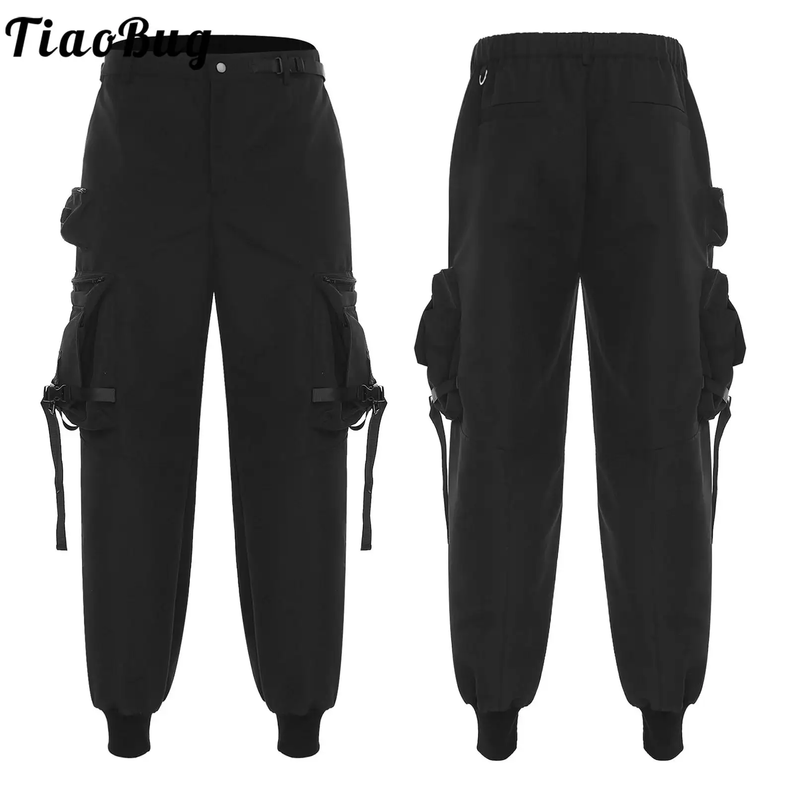 

Мужские спортивные брюки-карго с несколькими карманами, брюки-джоггеры с эластичным поясом, брюки для альпинизма, пешего туризма, кемпинга, рыбалки на открытом воздухе