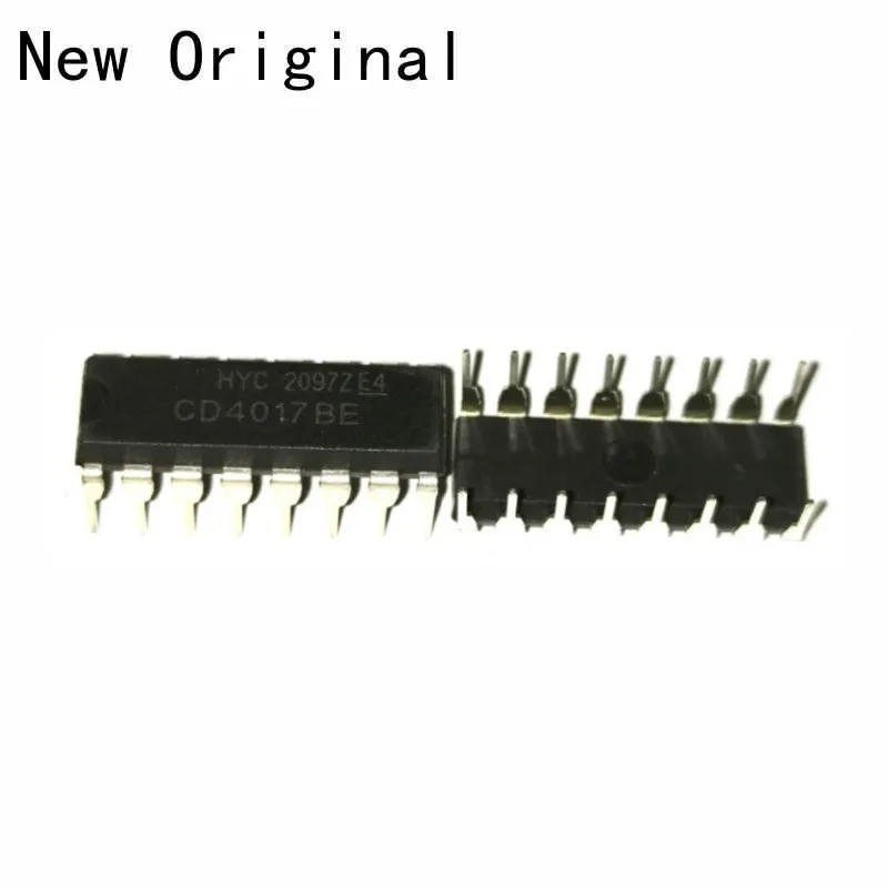 CD4017BE New and Original DIP16 CMOS COUNTER/DIVIDERS