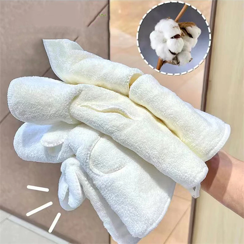 Hot Compress Towel Hanging Ear Soft Skin-friendly Steam Heating Cold Hot Compress Face Towel Wet Compress Irrigation Face Towel