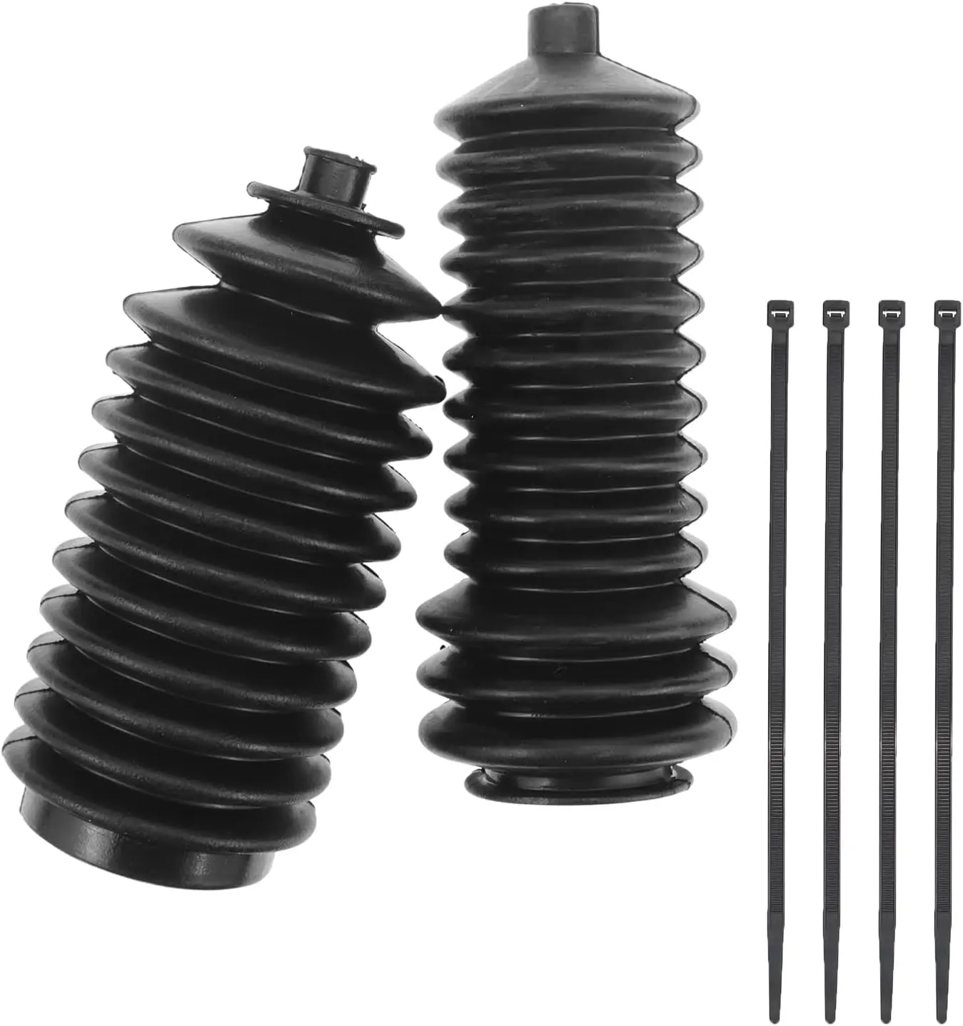 2 Packs Steering Rack Boots Set for Polaris Ranger RZR 400 500 570 700 800 900 1000XP Replaces 5412012 5412013