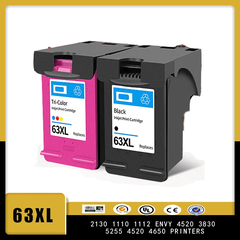 

Vilaxh 63XL Cartridge Compatible for hp 63 XL Ink Cartridge for hp63 for Deskjet 1110 2130 2131 2132 3630 4250 5220 5230 5232