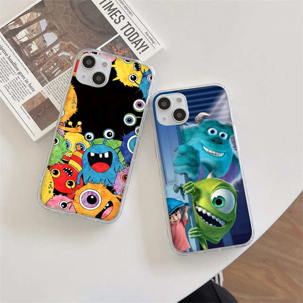 sh-42 Monsters  Inc Case for iPhone 14 Plus 13 Mini 15 11 Pro X XS Max Transparent Cover