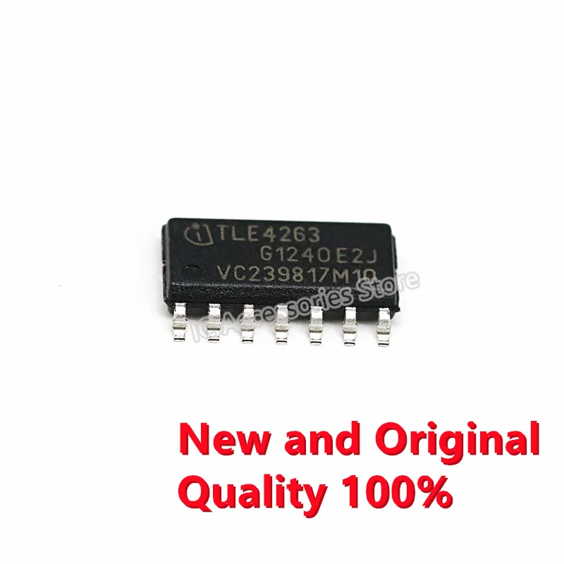 5pcs TLE4263GM Automotive Smart Box No Smart Commonly Used Perishable IC Chip SMD 14 pins Brand New Original