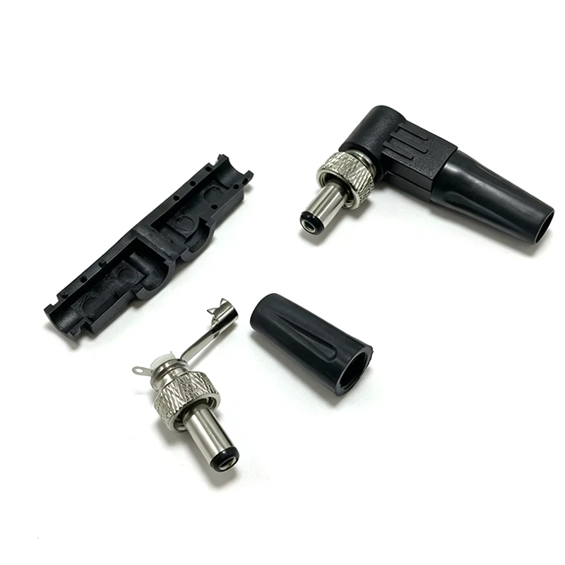 

3PCS 90 Degree Male 5.5x2.1mm 5.5x2.5mm Type L Plug DC Power Male Plug