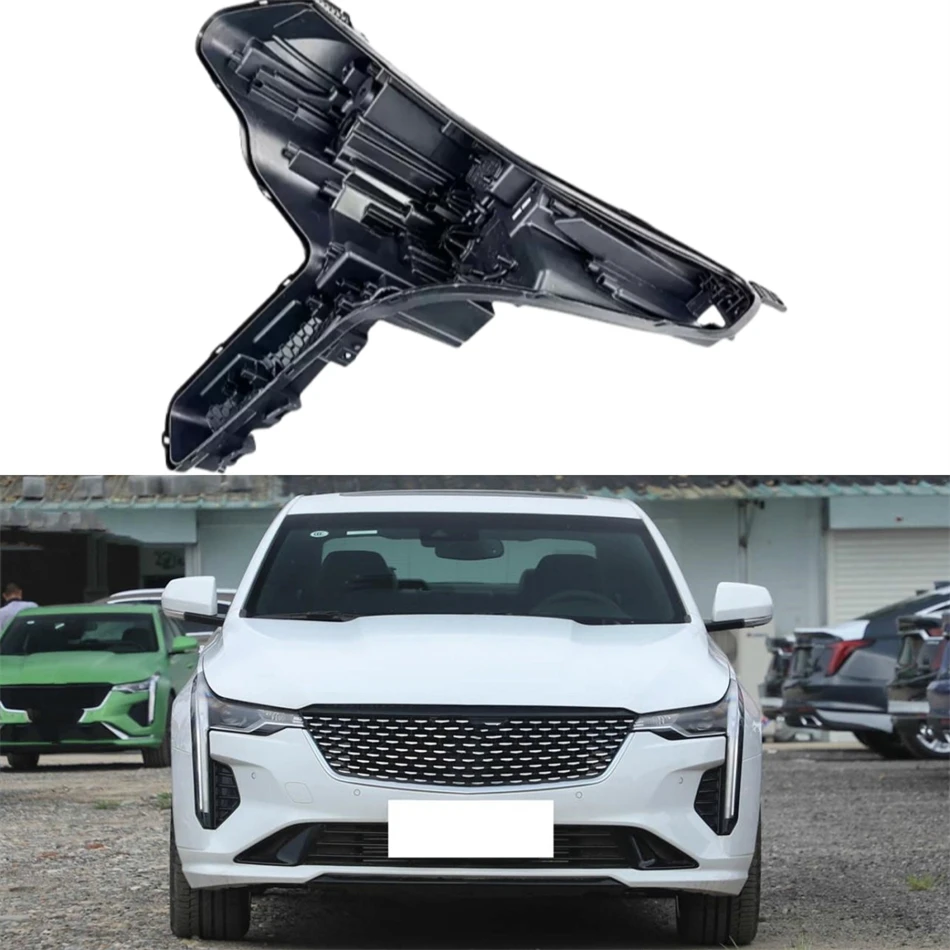 

For Cadillac CT4 2018 2019 2020 2021 2022 2023 Articles Cars Lights Lens Shell Car Headlight Bracket