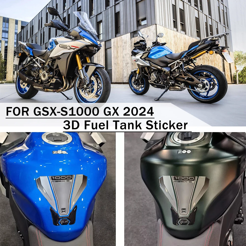 For Suzuki GSX-S1000GX GSX S1000GX GSX S1000GX 2024 Motorcycle Fuel Tank Protection Epoxy Resin 3D Sticker