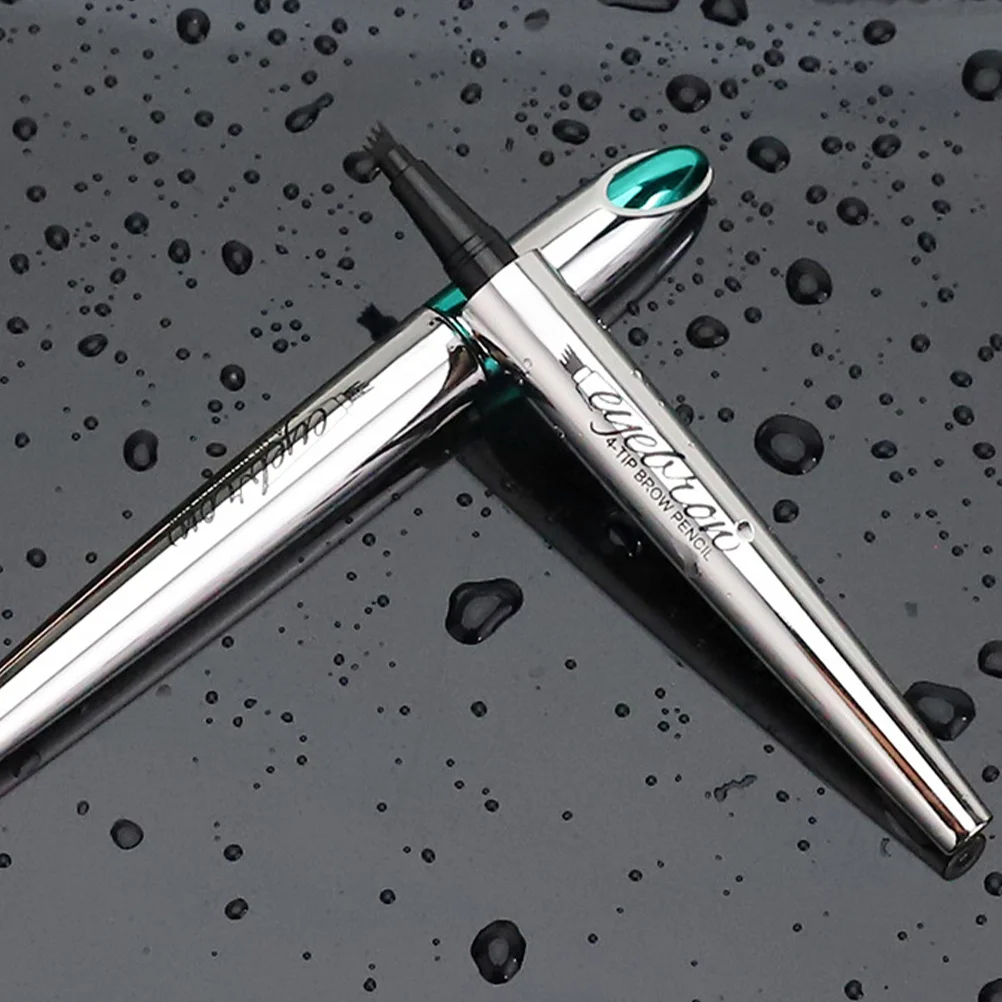 

Waterproof Liquid Eyebrow Pen 4-Fork Design Sweat Proof Easy to Draw Long Lasting Makeup Tool Four-Fork Eyebrow Pen