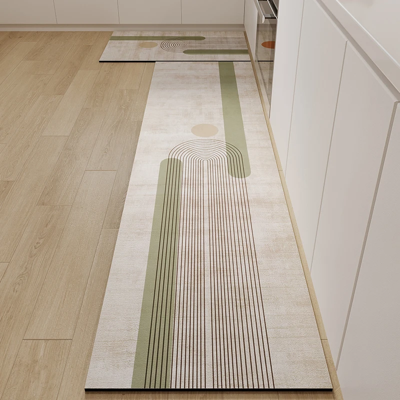 

Kitchen Carpet Absorbent Floor Mat Non-slip Home Decoration Long Strip Rug Soft Diatom Mud Foot Mats Alfombra De Cocina 주방 카펫