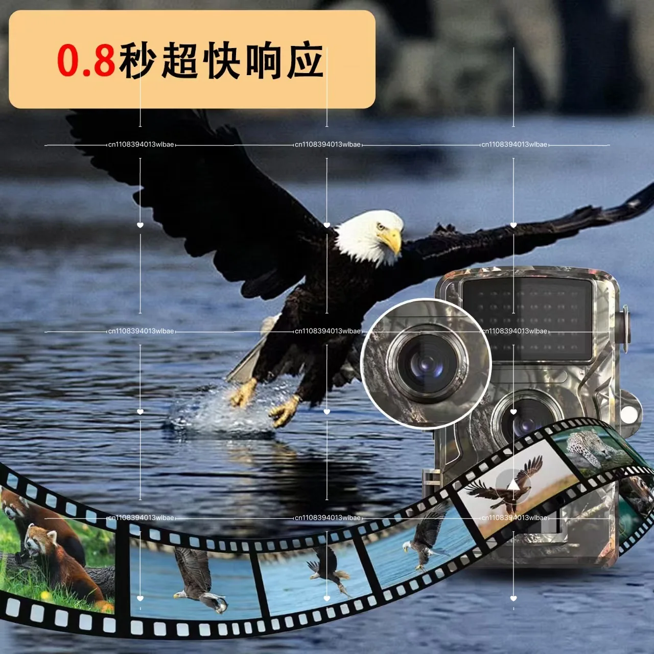 Hunting Trail Camera Waterproof Infrared Night Vision Security Cam Animal Observation Camera Outdoor Wildlife Photo Traps