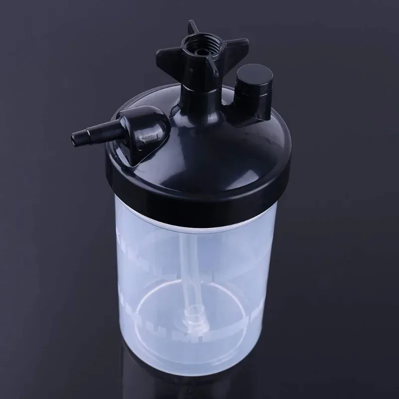 Humidifier for Oxygen Generators Durable 250ml Translucent Design Oxygen Concentrator Bottle Humidifier Plastic Reusable Home