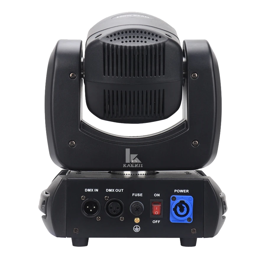 Imagem -03 - Kaerji-led Moving Head Beam 2r Spot Lyre 100w Stage Padrão de Luz Dmx Control Prisma Rotativo Super Bright dj Disco Pcs