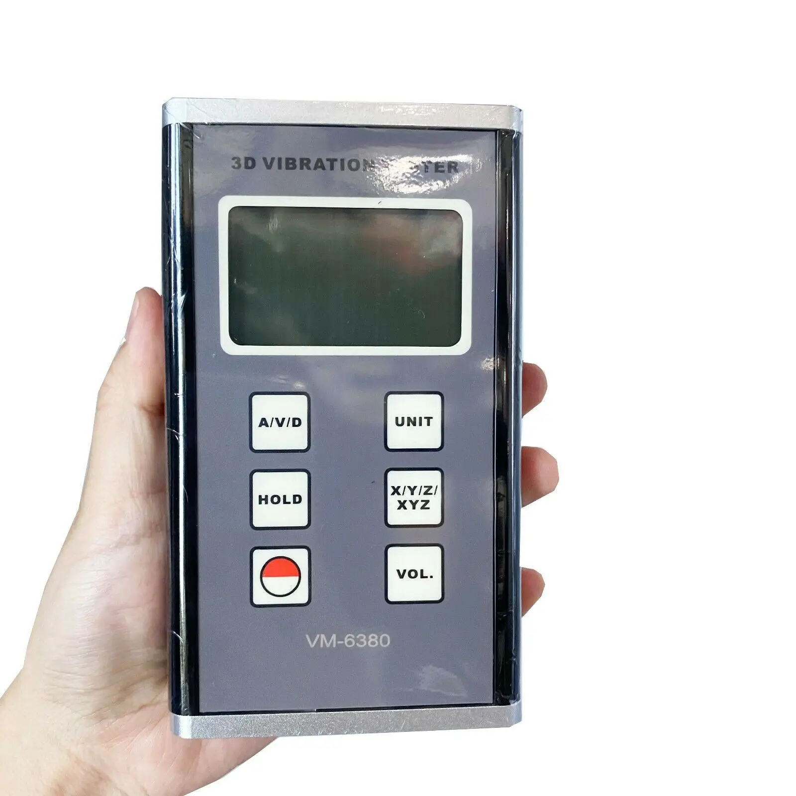 VM-6380 3 Axis Piezoelectric Accelerometer Vibration Meter VM6380 3D Velocity Tester Vibrometer Gauge 10Hz~10kHz