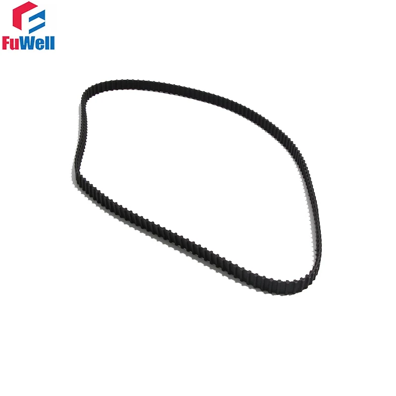 

Teeth Pitch 5.08mm DXL Type Double Teeth Black Rubber Double-sided Toothed Synchronous 10mm/12.7mm/15mm Belt Width 194DXL-216DXL