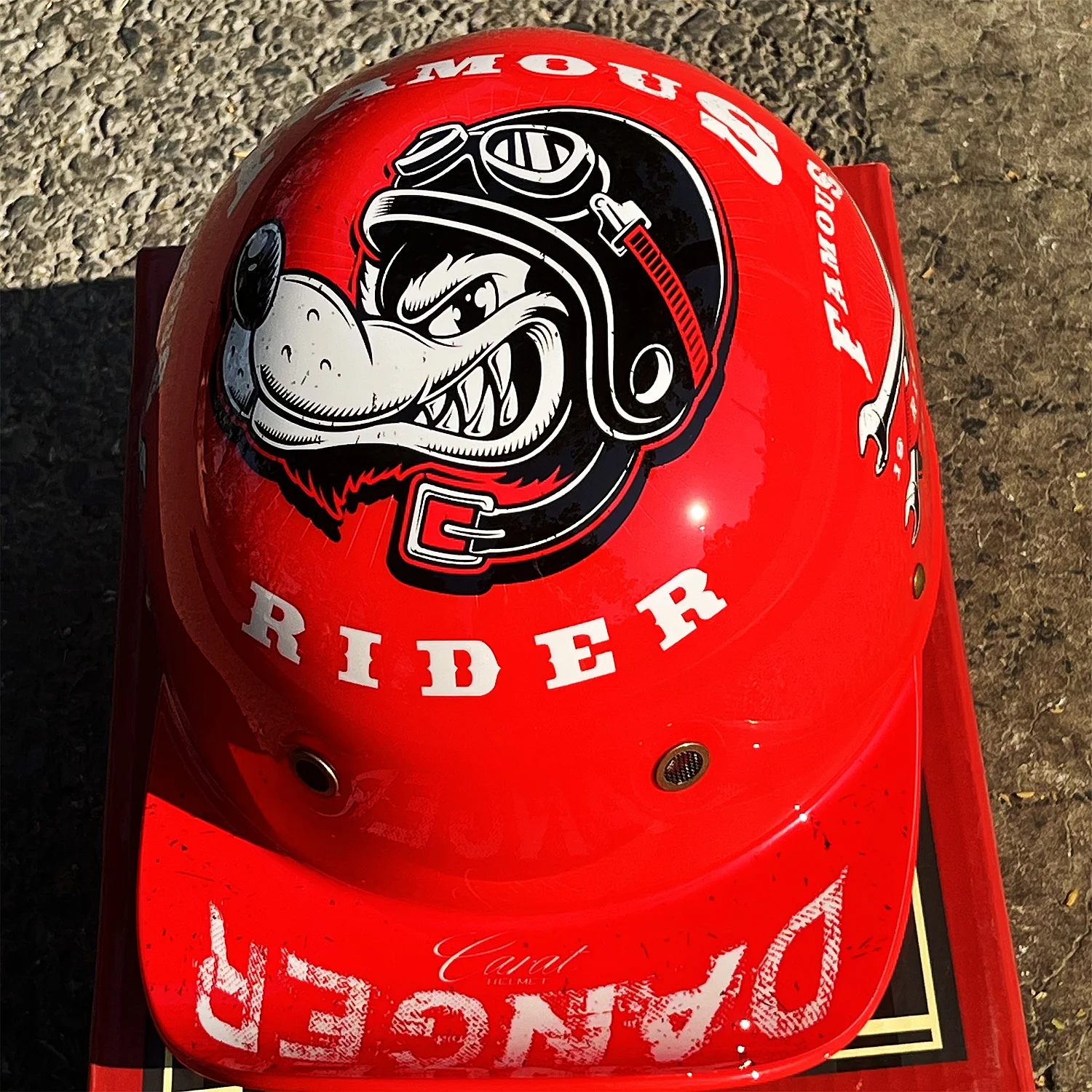 Vintage Riding Half Helmet Open Face Motorcycle Helmet Lightweight Scooter Helmet Street Cruiser Protective Cap Multiple Designs