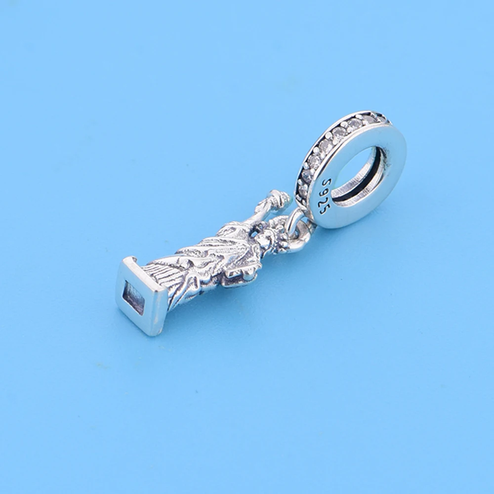 FC Jewelry Fit Original Pan Charms Bracelet 925 Silver New York Statua Wolności Wisiorek z koralików do tworzenia Berloque 2025 DIY — zdjęcie 3