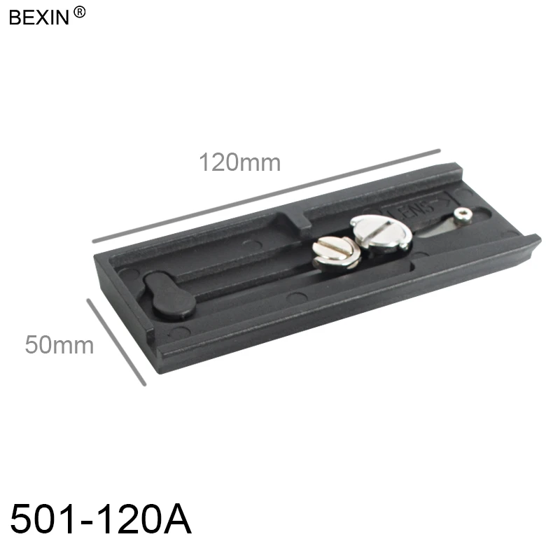 Пластина быстрого крепления BEXIN, 50 мм, пластина с широким горлышком 1/4 и 3/8, винтовая пластина для держателя адаптера Manfrotto, гидравлический штатив