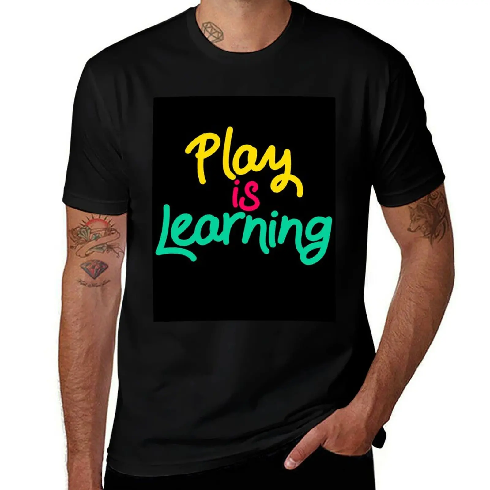 

shirts designs graphic designer man cotton Learning For is Play Preschool t T-Shirt Teachers for t shirts