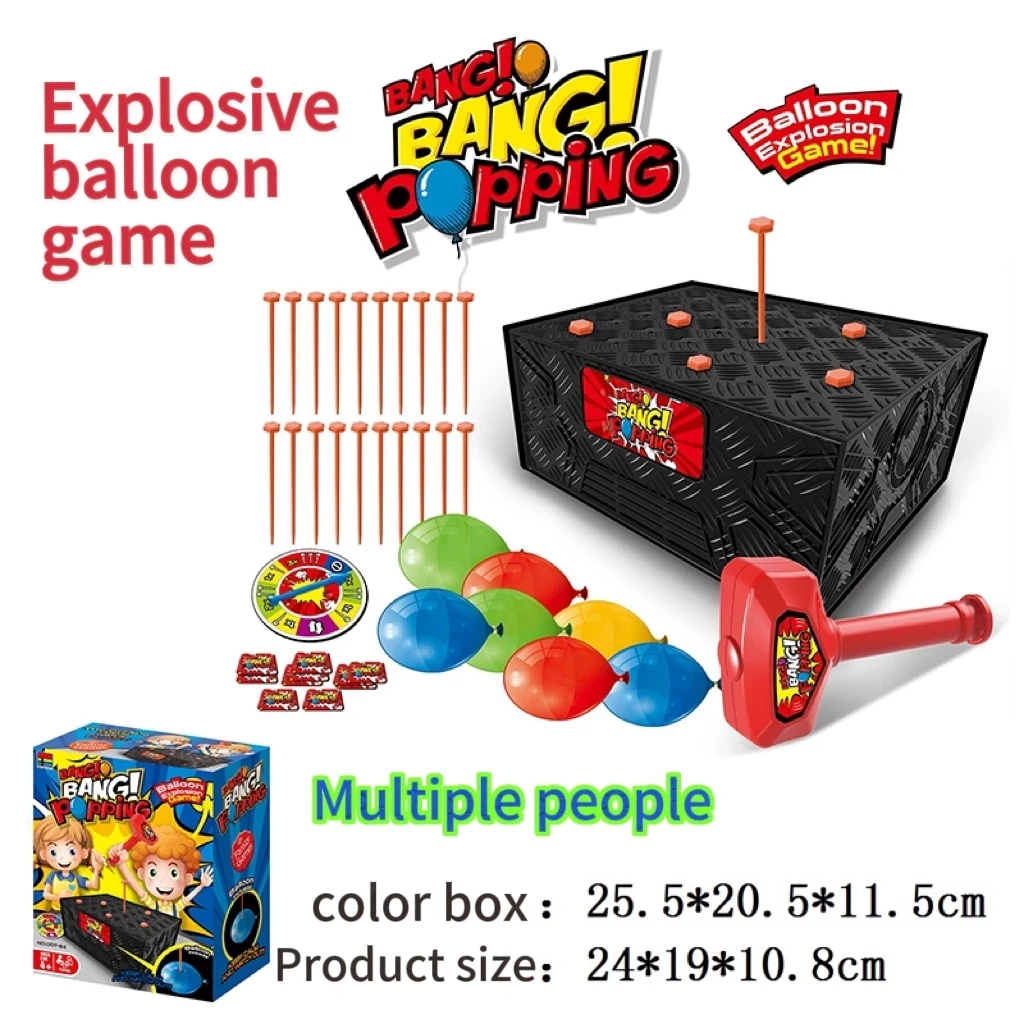 Table-top puzzle toy balloon fun game pegging balloon exciting adventure game parent-child interaction