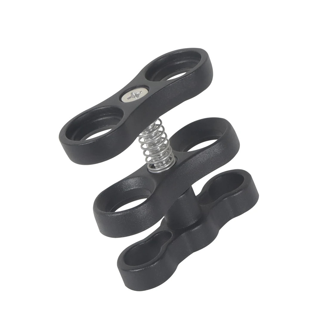 Metall Schmetterling Klemme Unterwasser Tauchen für GoPro 1-zoll Kugelkopf 2 Löcher Clip Halterung Licht Arm Fix Stativ Halterung Adapter – Detail 10