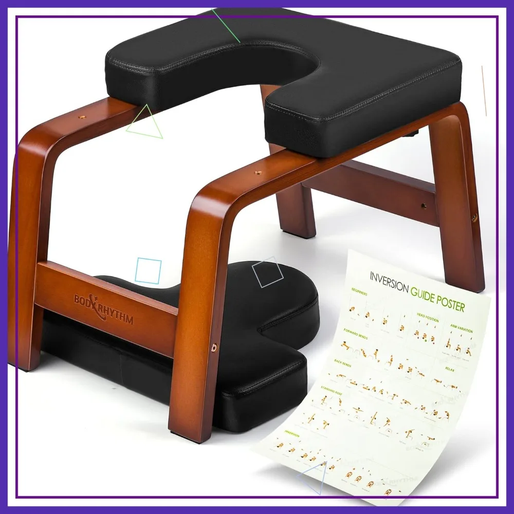 

Yoga Headstand Bench, Inversion Chair for Strength Training, Home Workout & Stress Relief, 440 lbs Capacity