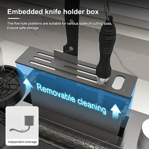 Topmount Waterfall -Waschbecken Edelstahl für Küche, groß 10 Hauptverkaufswäsche Syse - №6