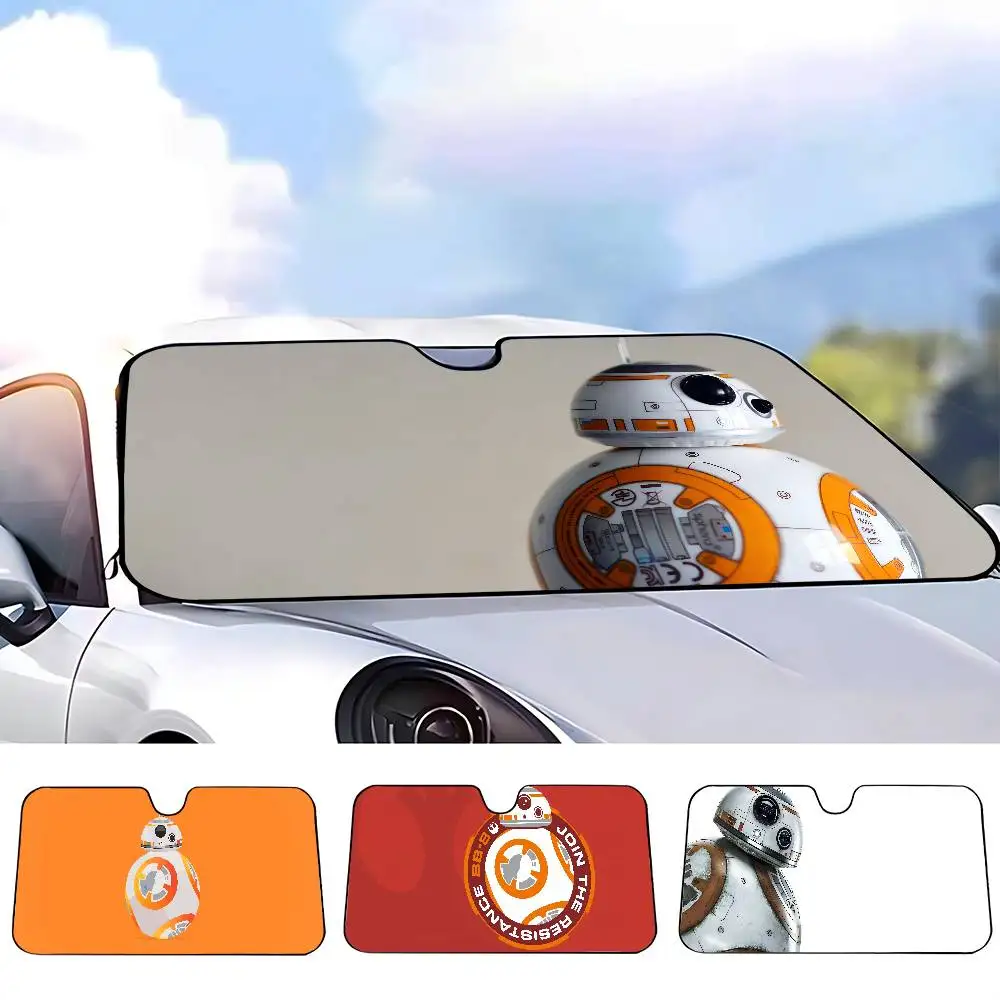 

BB 8 S-Star W-Wars Автомобильный солнцезащитный козырек Автомобильный солнцезащитный козырек Универсальный складной козырек на ветровое стекло