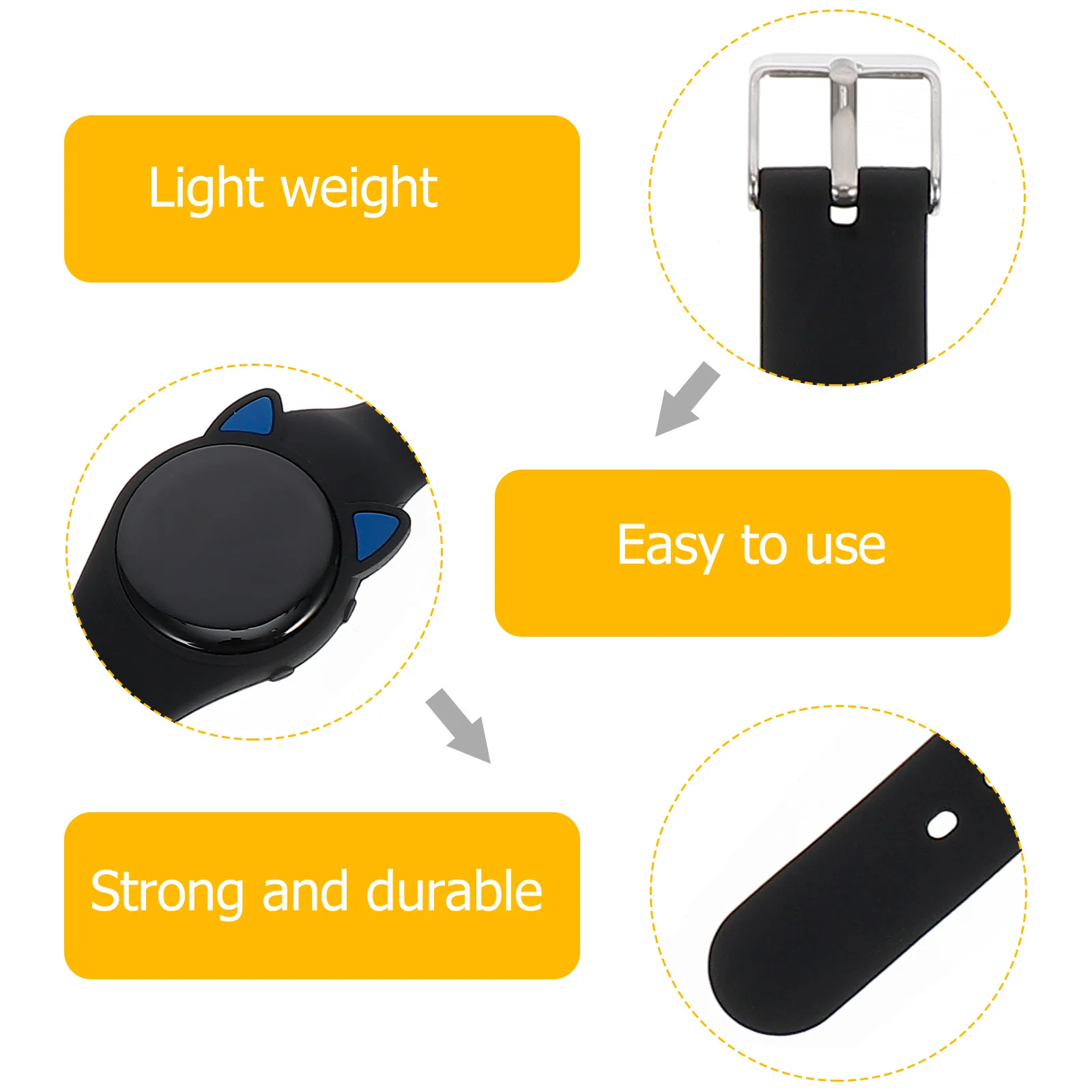 Sports Watch Digital Electronic Luminous Waterproof Adjustable Strap Multifunctional Student Wristwatch