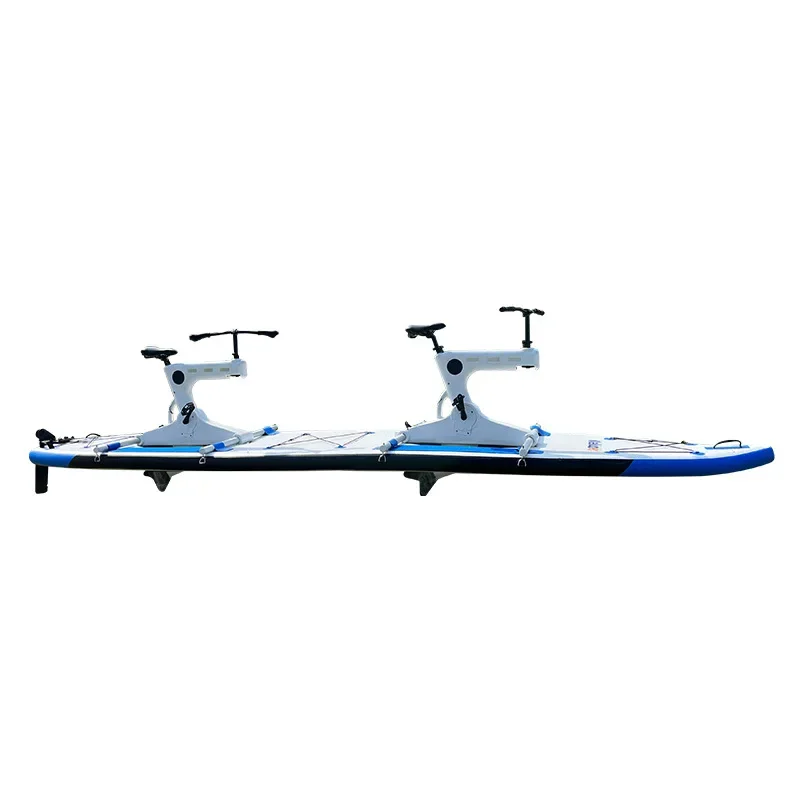 

Double SUP Inflatable Pedal Boat Foldable Portable Pedal Fishing Boat