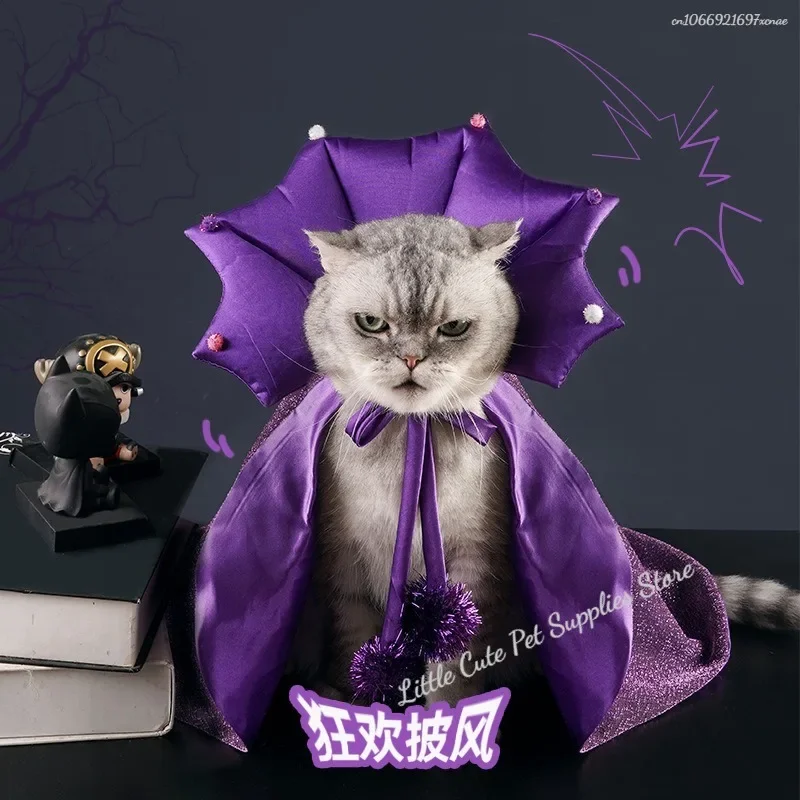 Halloween Cats Costume Hat Pet Vampires Cloaks Kittens Puppy Gentleman Cosplay Hat Festival Cosplay Party Accessories