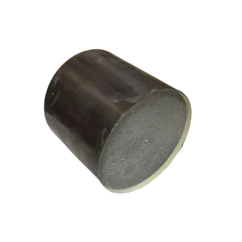Picture 3: 2pcs 120*100mm EURO 5 Metal Three Way Catalyst Catalytic Converter 200/400cpsi High Flow Durability Catalyst Filter