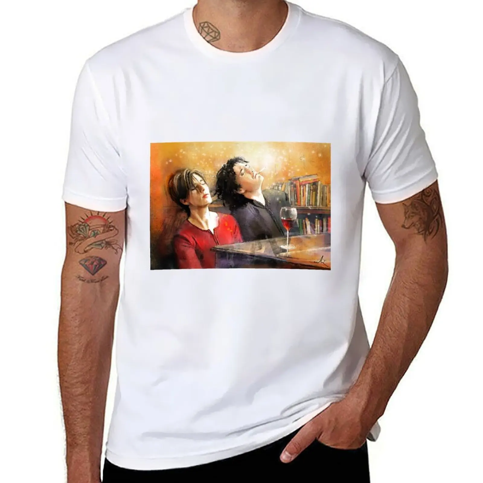 Dylan Moran and Tamsin Greig T-Shirt t shirt men 100% cotton luxury brand anime t shirts oversize T-Shirt