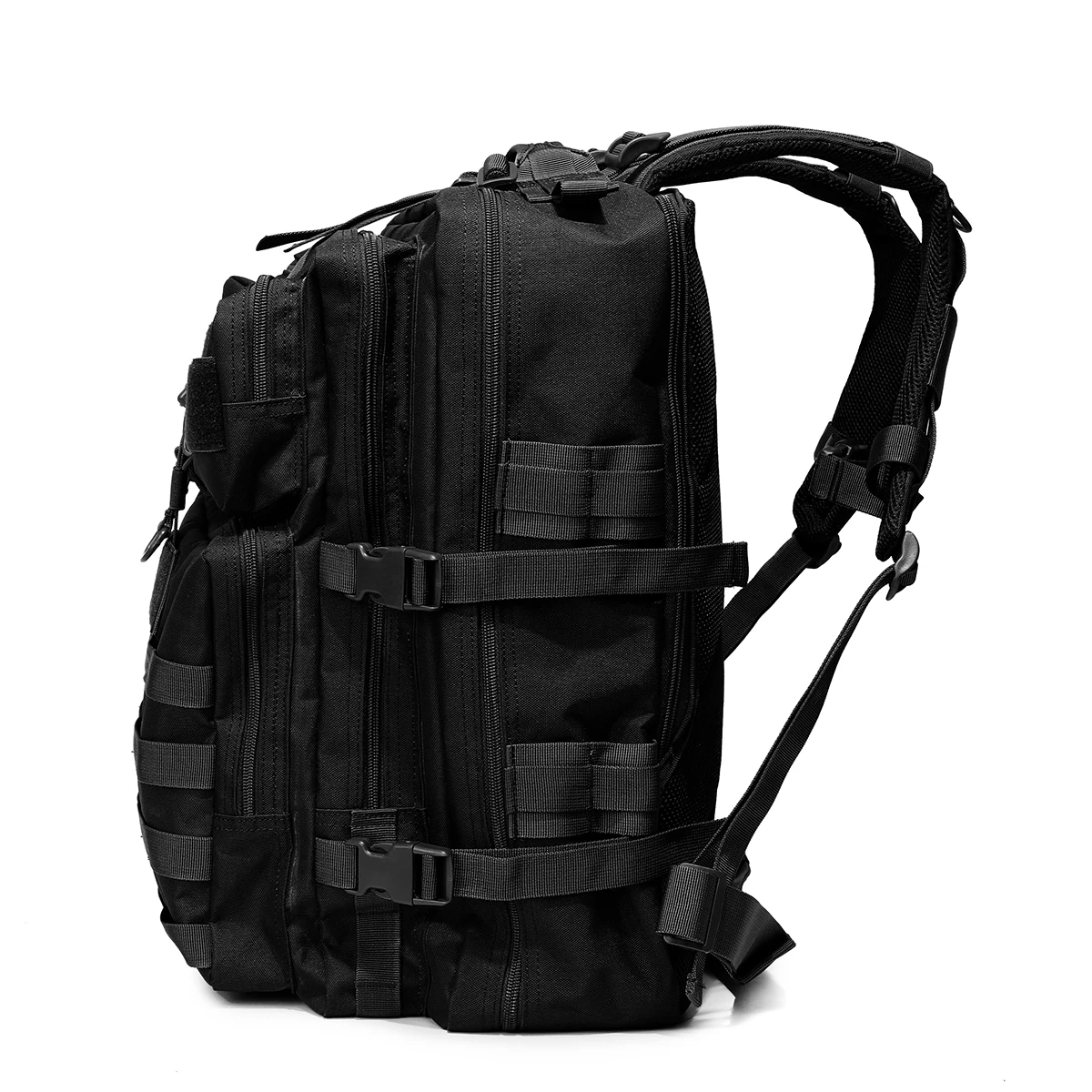 Mochila táctica 3P impermeable negra para montañismo exterior - imagen 2