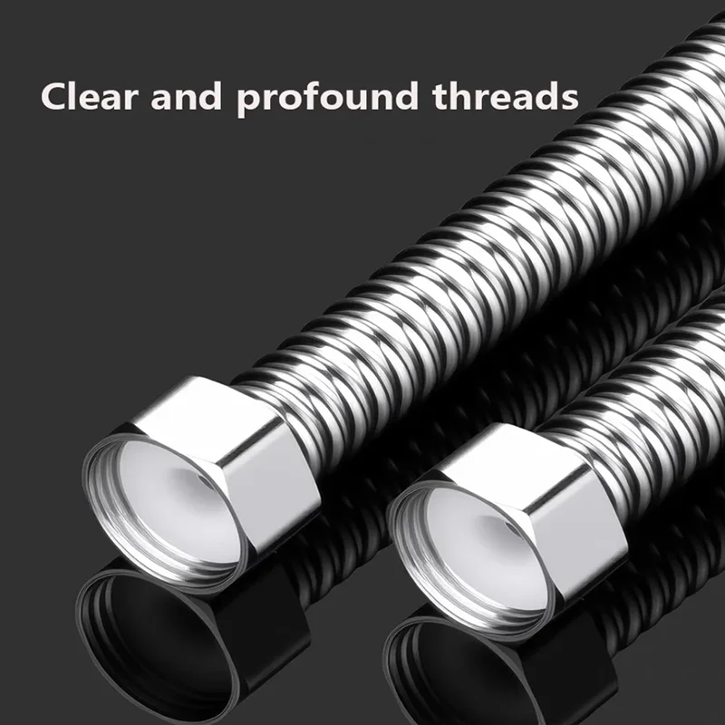 10PCS Bellows Special Joint 4 Minutes 6 Minutes 1 Inch 304 Stainless Steel Nut Inlet Hose Copper Nut Set Accessories