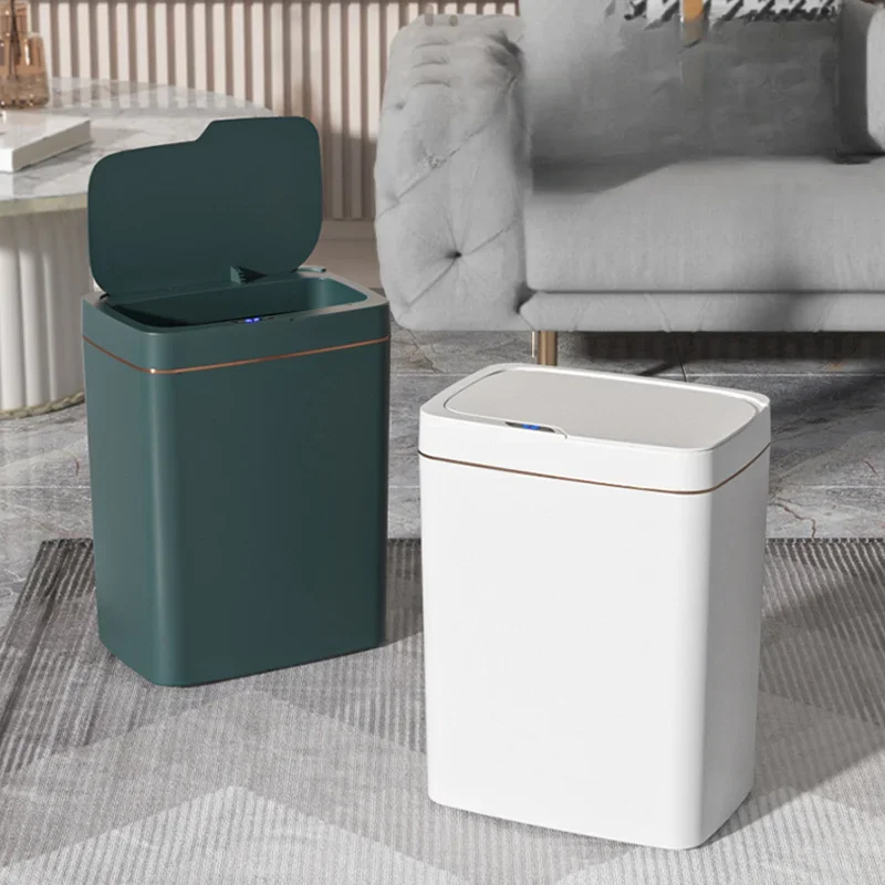 

15L Smart Trash Can Automatic Sensor Dustbin Electric Waste Bin Waterproof Wastebasket For Kitchen Bathroom Recycling Trash