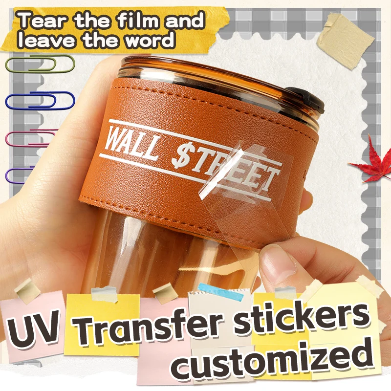 custom.Custom Adhesive Transfer Sticker Metal Transfer Sticker Waterproof Vinyl Label Sticker
