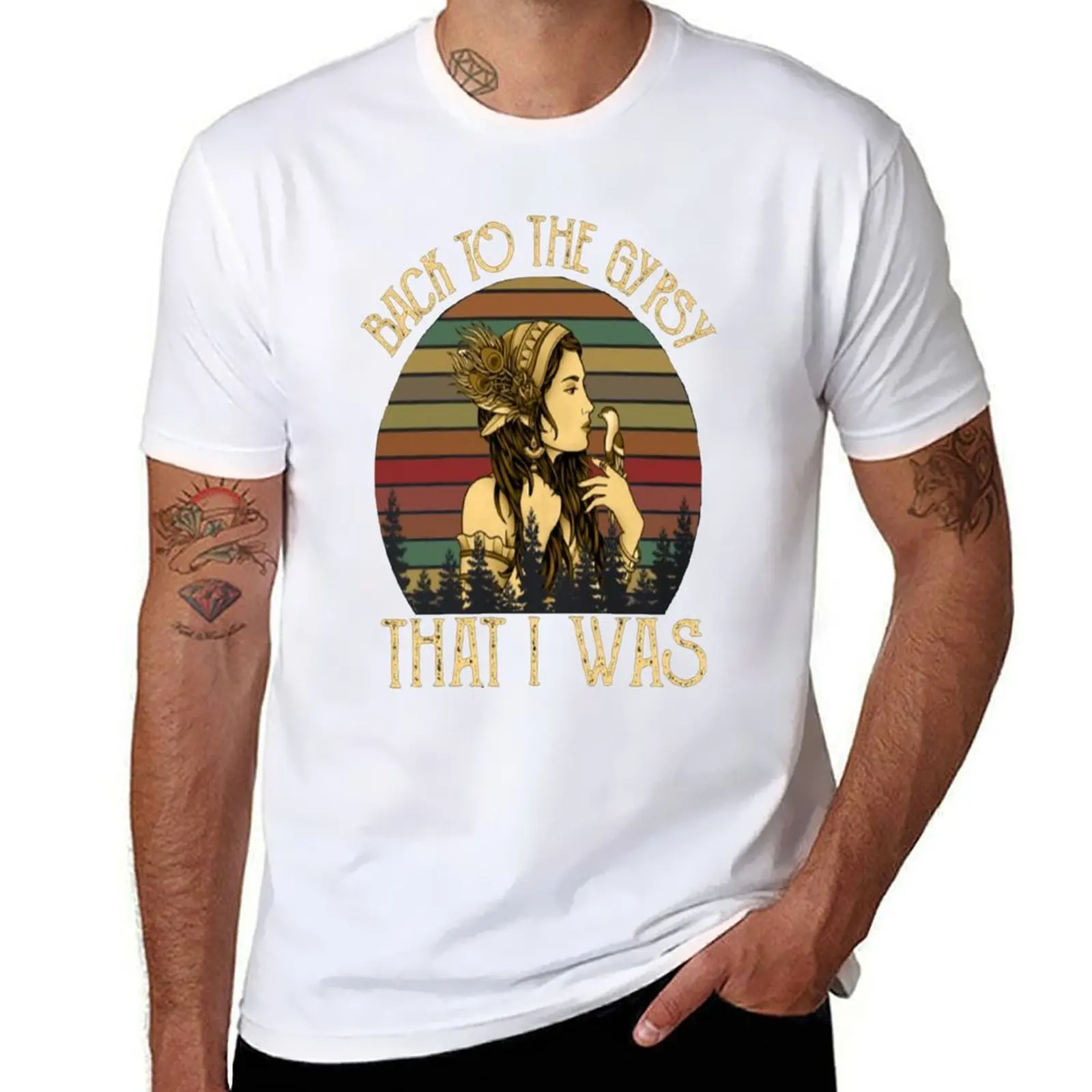 

Stevie Nicks Back To Gypsy That I Was T-Shirt cotton t shirts high quality t shirts cotton 100% T-Shirt