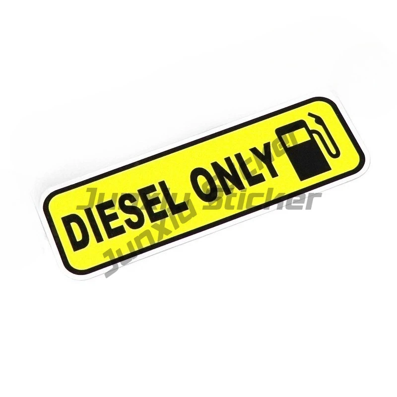 

Warning Car Sticker Diesel Only Decoration Waterproof Cool PVC Decal Motorcycle Car Accessories
