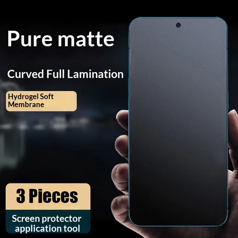 

3 Pieces Matte Hydrogel Film For OnePlus 15 1+15 Full Cover Front TPU Clear Screen Protector For OnePlus 15