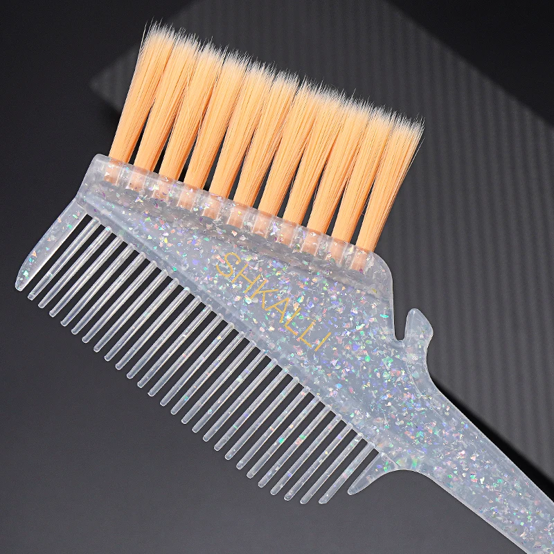 Galaxy glitter Hair color brush-Hair dye brush- comb- Hair Coloring Tools Kit -Tinting brushes set- bleaching hair brush